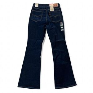 NWT Levi's Dark Wash Flare High Rise Jeans